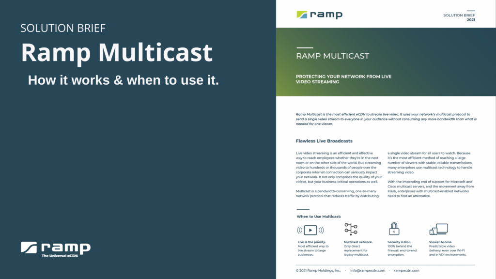 Ramp Multicast Solution Brief