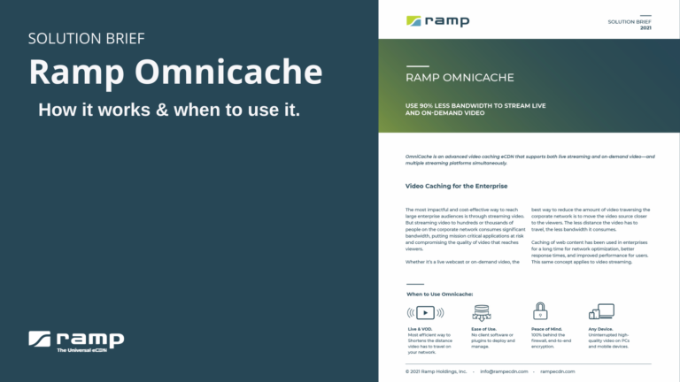 Ramp Omnicache Solution Brief