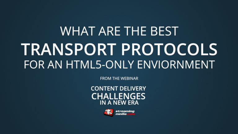 HTML5 video delivery